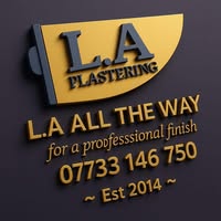 L.A. Plastering logo